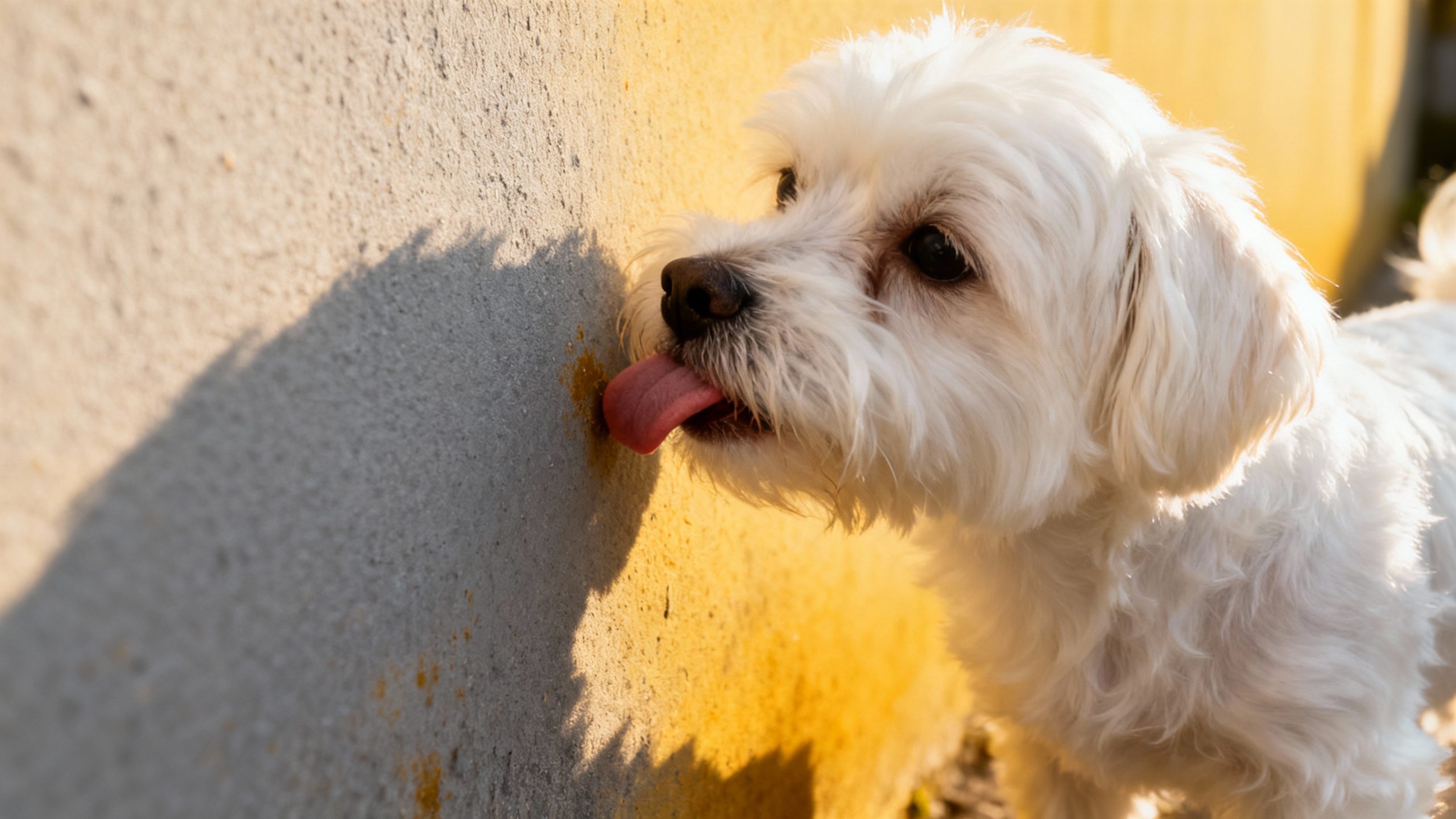 為什麼狗狗和貓咪會一直舔牆壁？可能隱藏的健康問題