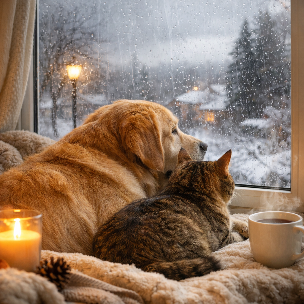 寒流來襲冷颼颼，毛孩也要注意保暖